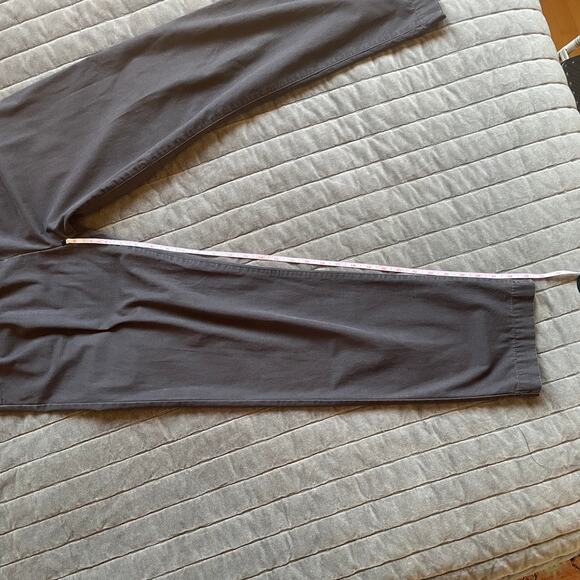 Gap grey paperbag waist pleated chinos with matching belt, size 00 - Picture 5 of 10